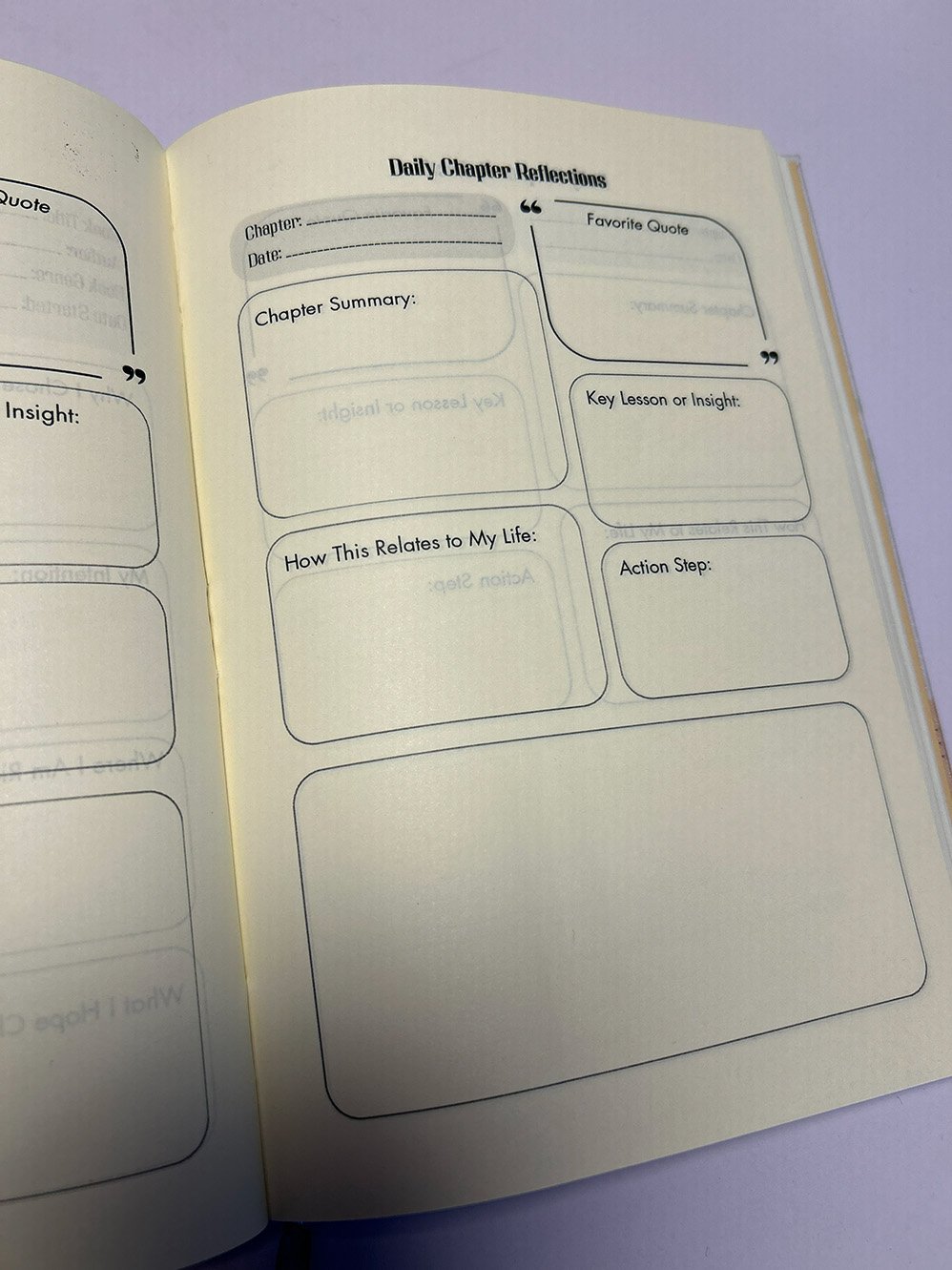 Inside the readers journal 1